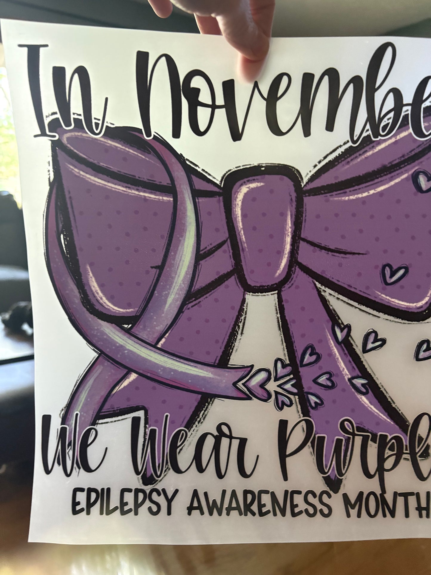 Adult Awareness heat press