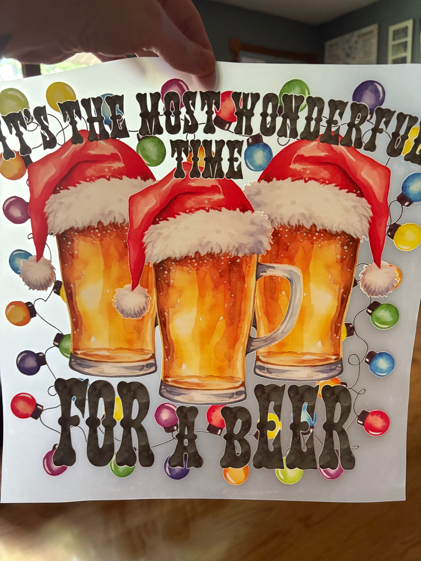 Heat press Christmas Adult
