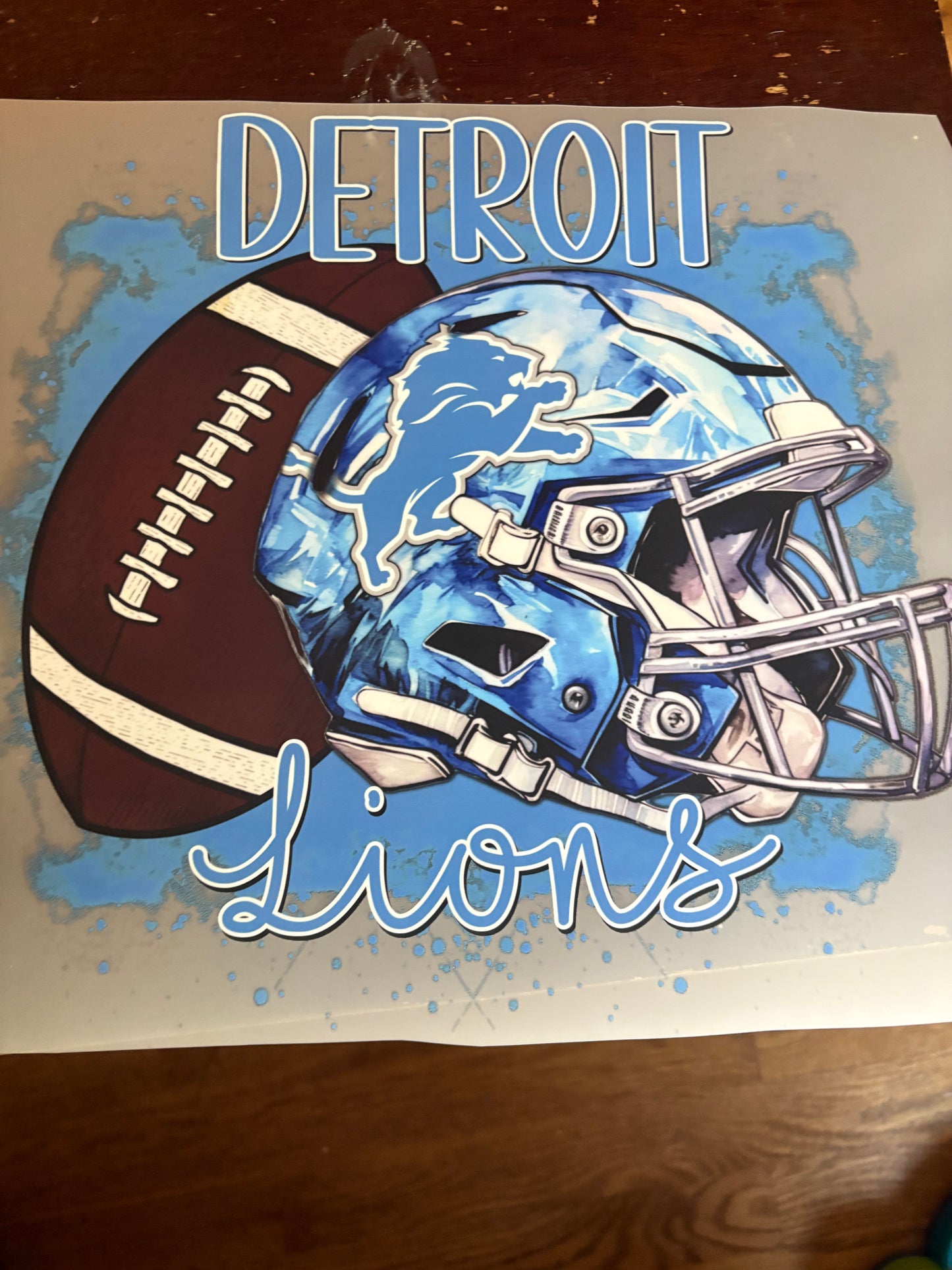 Heat press football