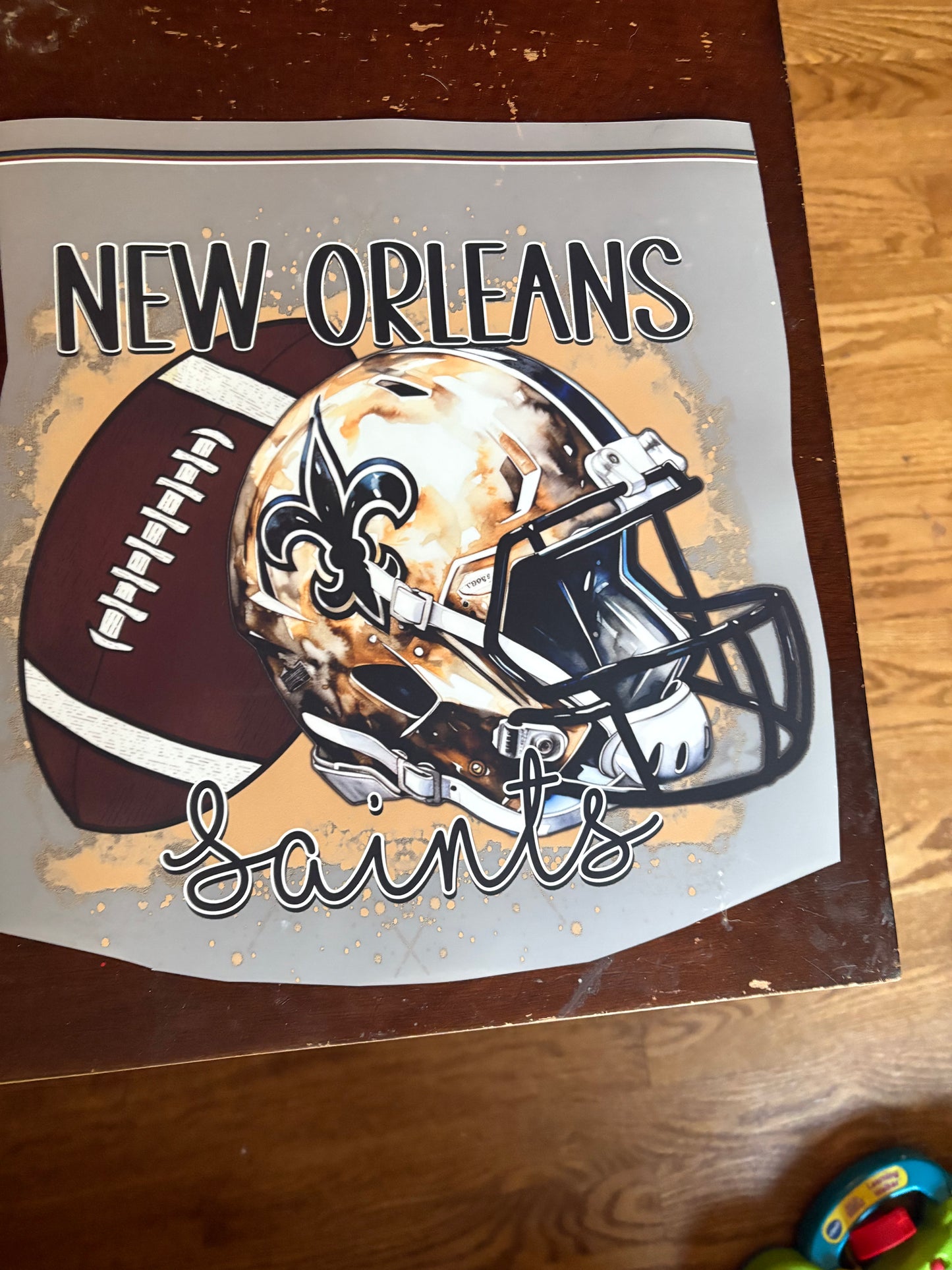 Heat press football