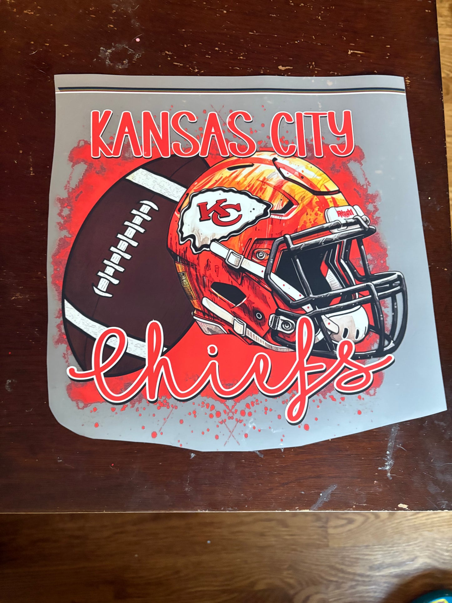 Heat press football