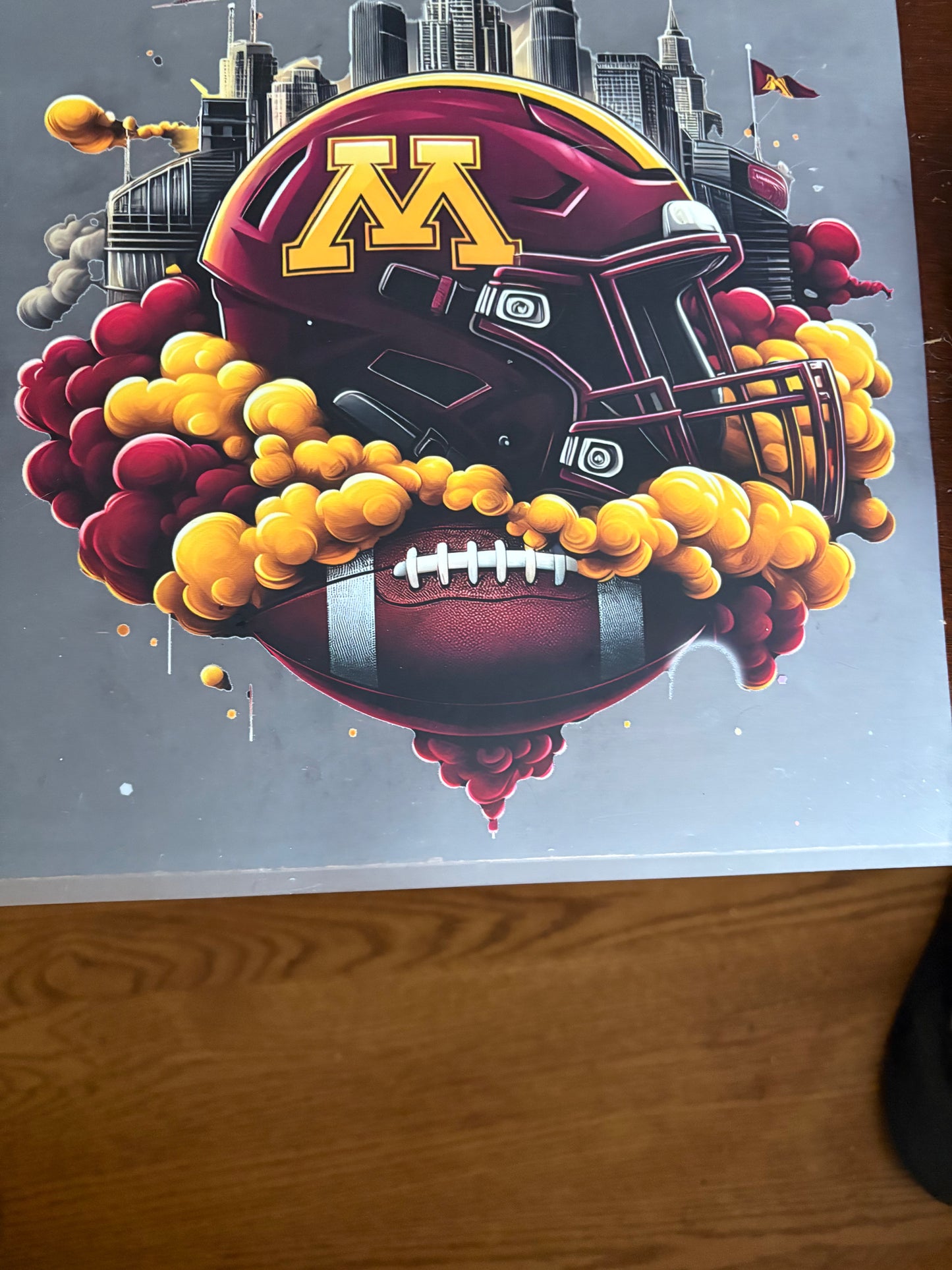 Heat press football