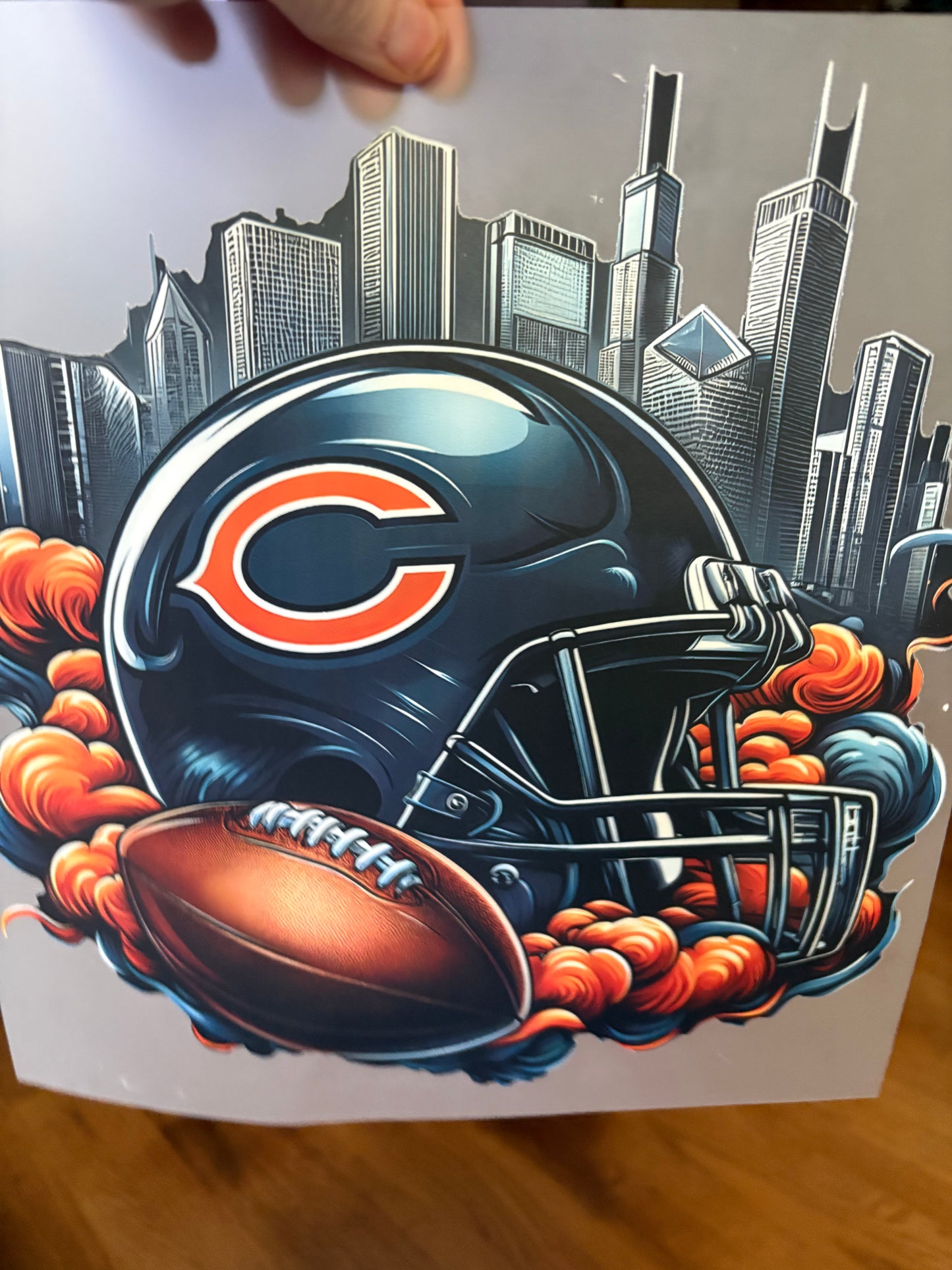 Heat press football