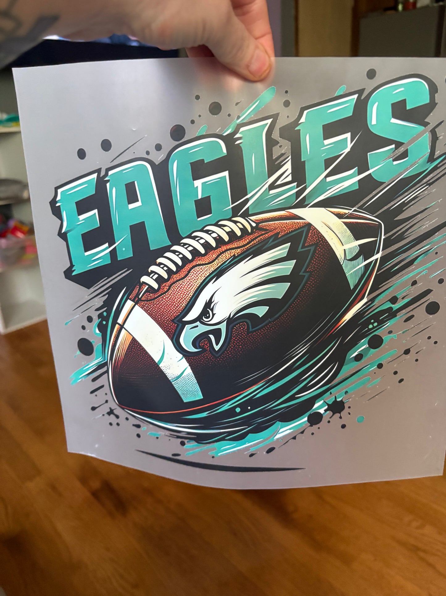 Heat press football