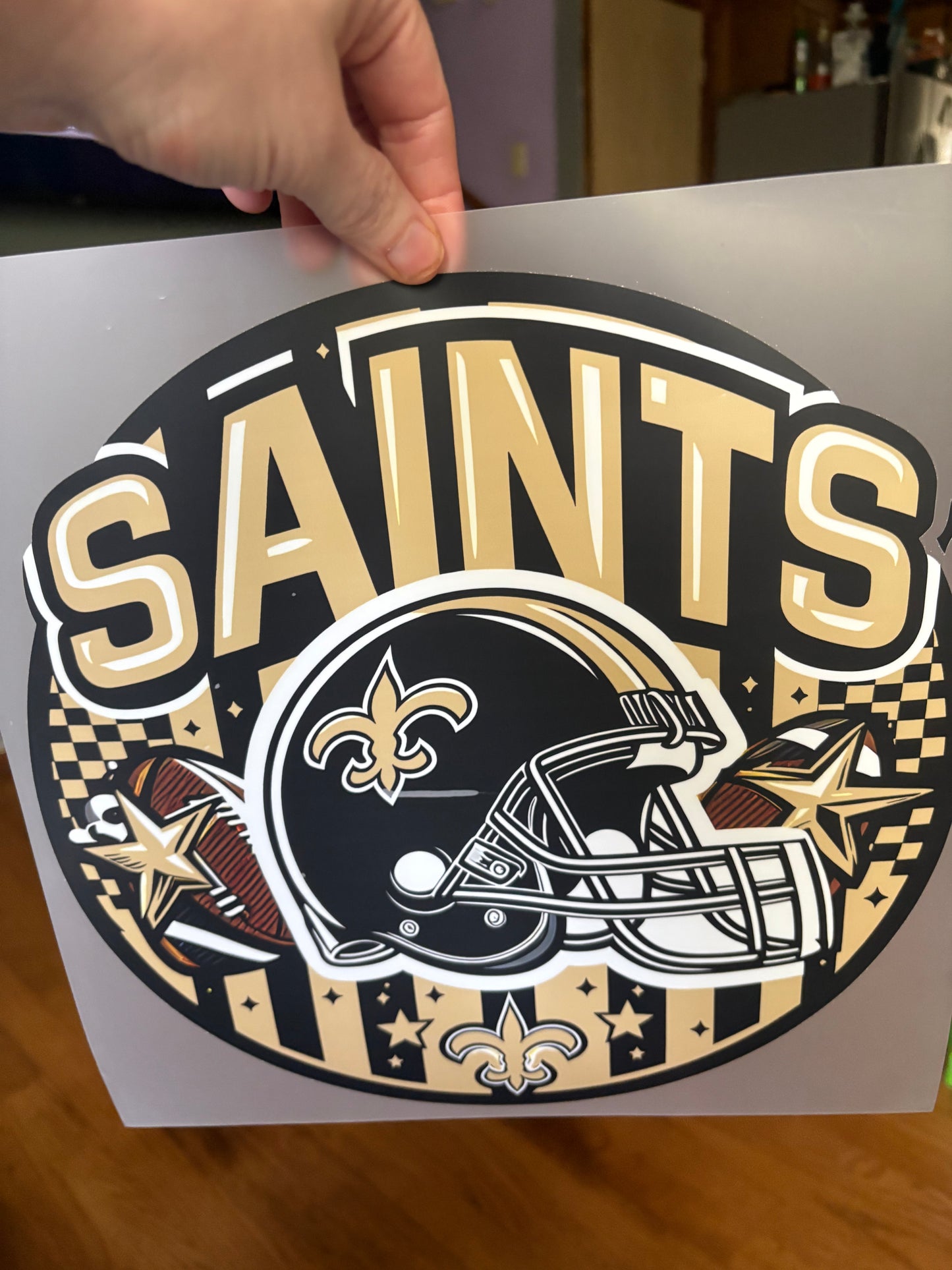 Heat press football