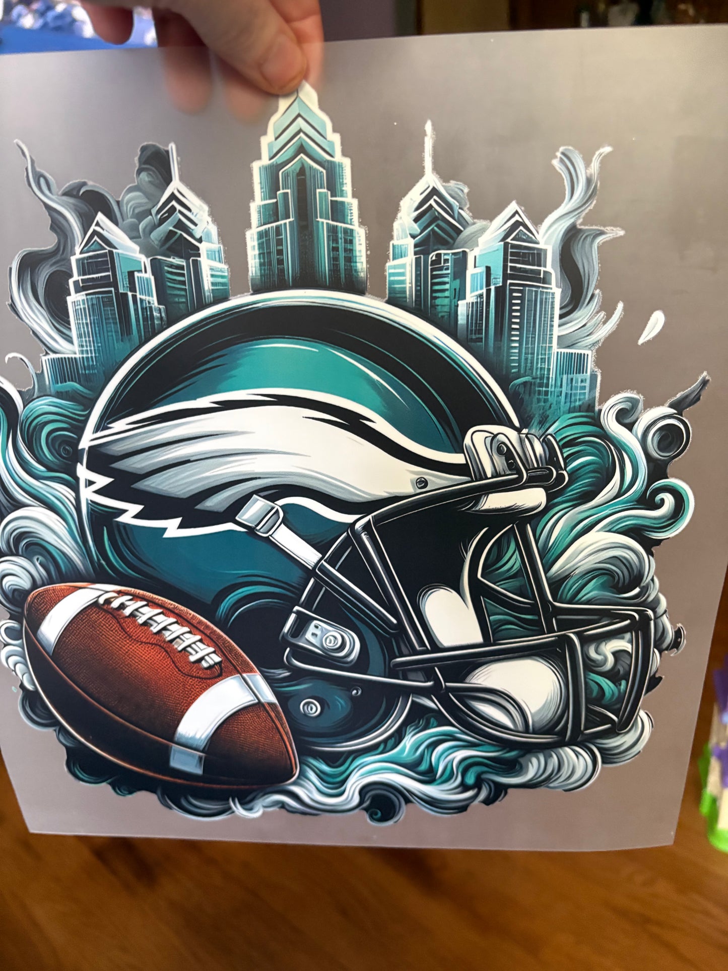 Heat press football