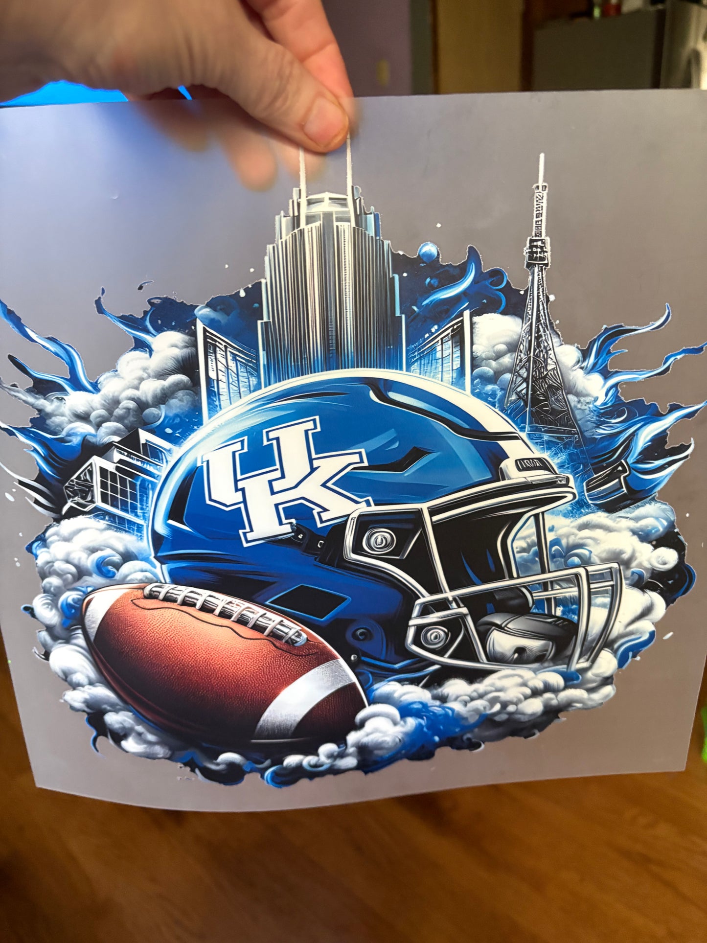 Heat press football