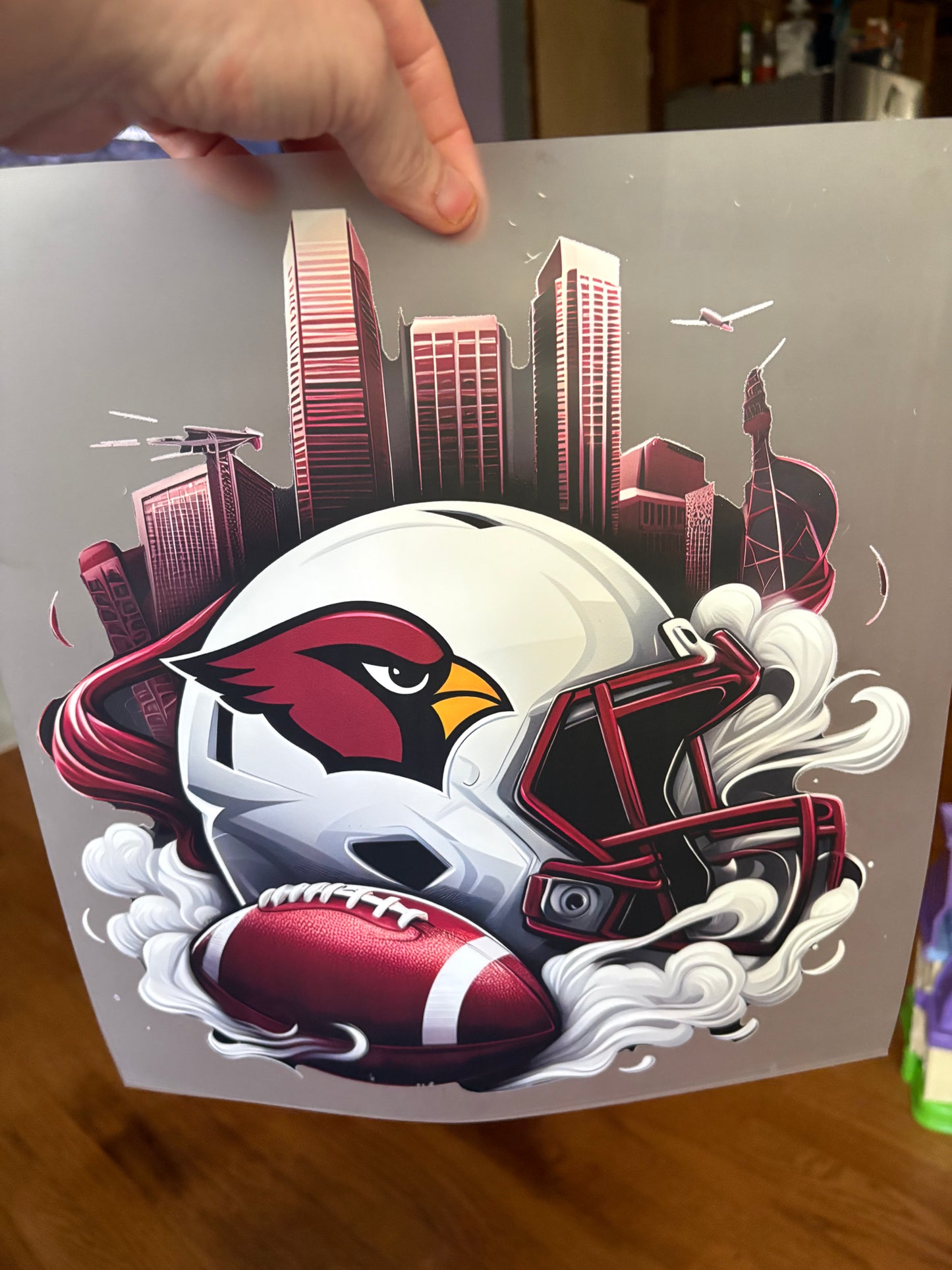 Heat press football