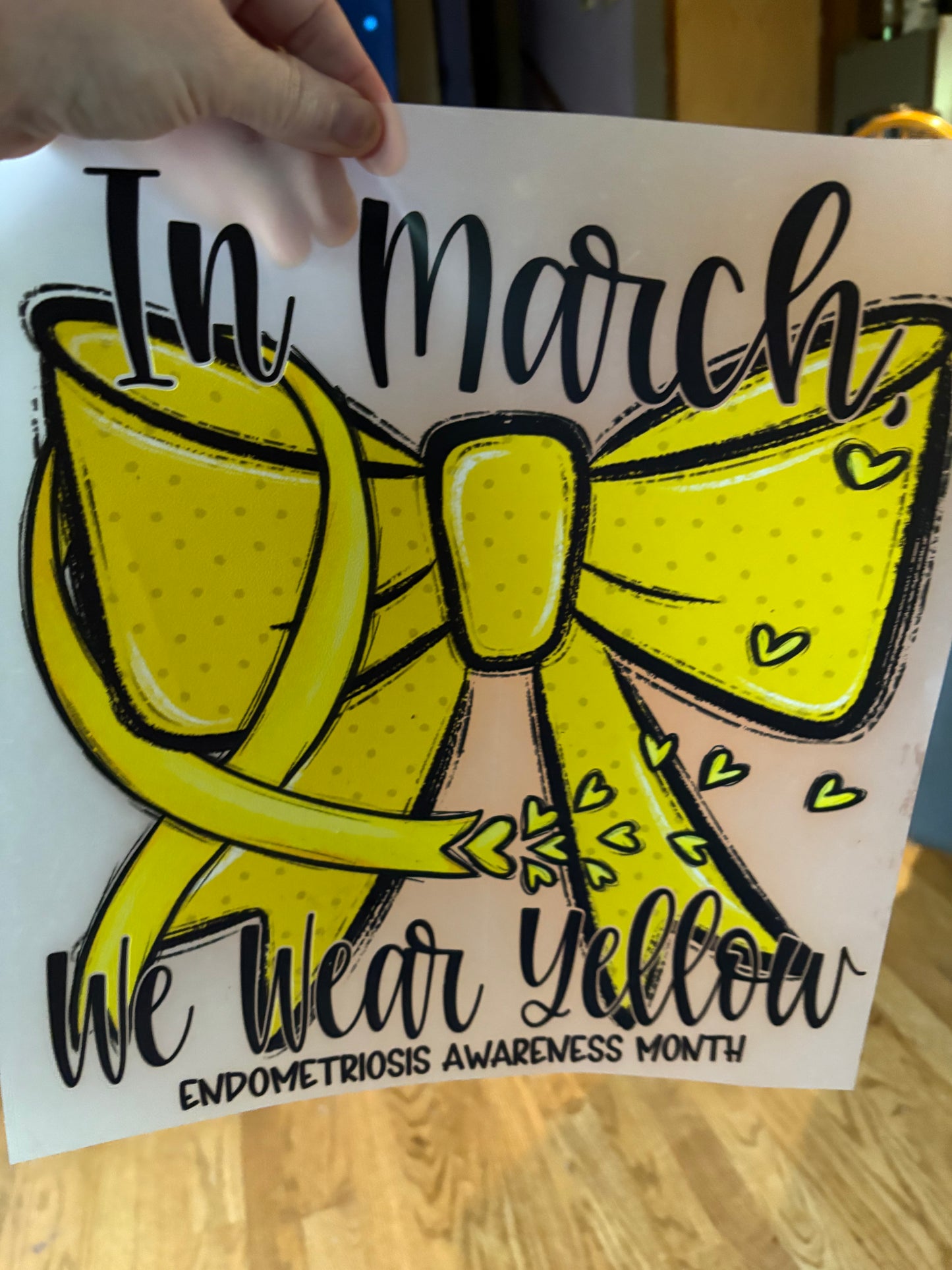 Adult Awareness heat press