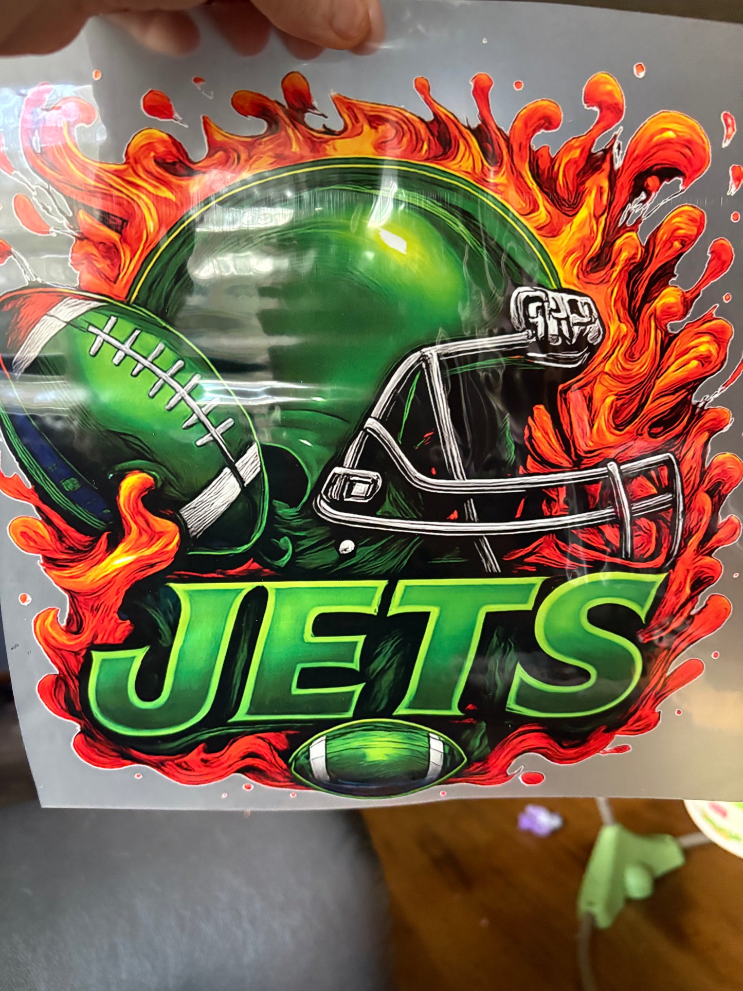 Heat press football