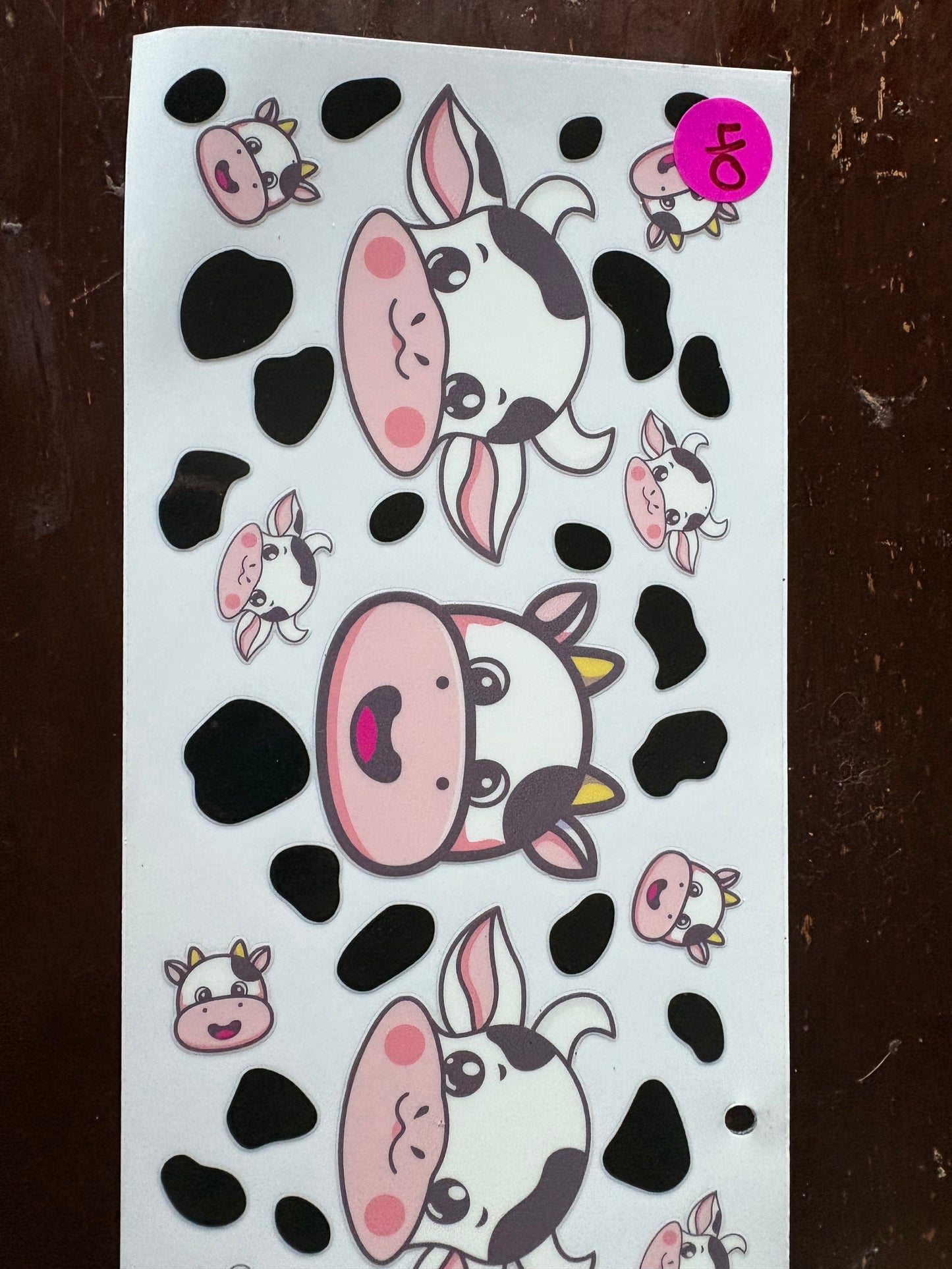 Cow cup wraps